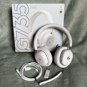 Logitech - G735 Aurora Collection Wireless Gaming Headset - White Mist